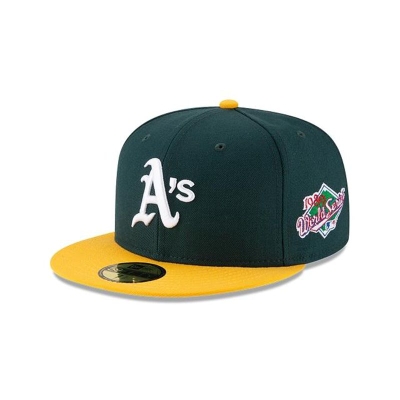 Sapca New Era Oakland Athletics MLB World Series Side Patch 59FIFTY Fitted - Verzi